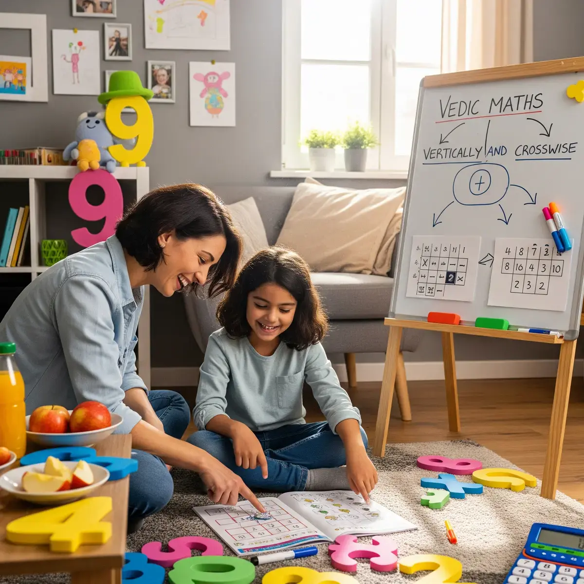 Teach Vedic Maths at Home in 15 Minutes a Day